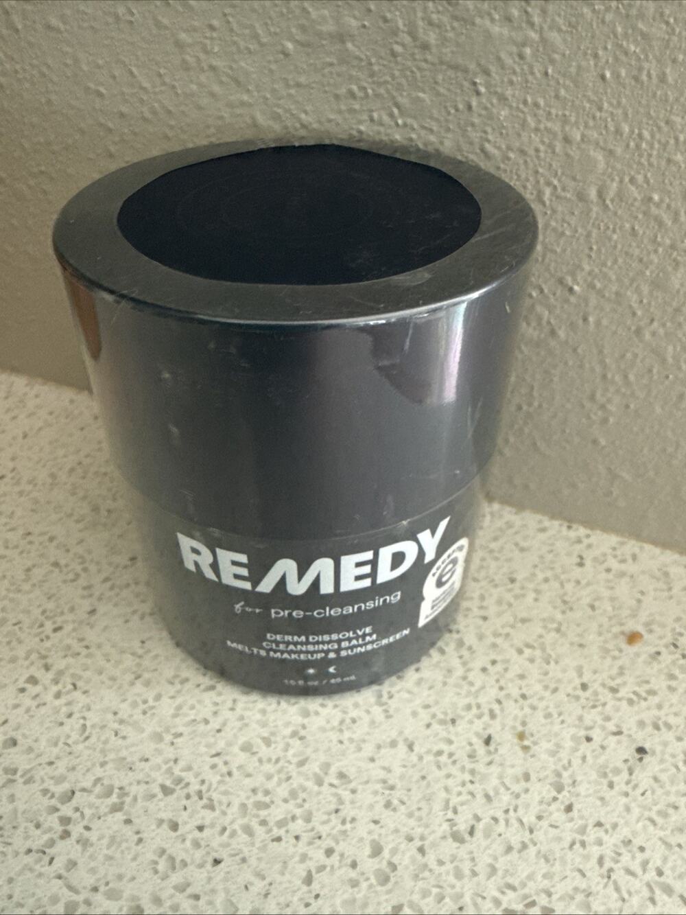 SEALED JAR REMEDY For Pre-Cleansing Derm Dissolve Cleansing Balm 1.5 fl oz/45ml